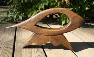 Statuette poisson biblique ichthus